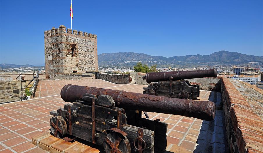 Castillo Sohail Cañones de descarga - Fuengirola
