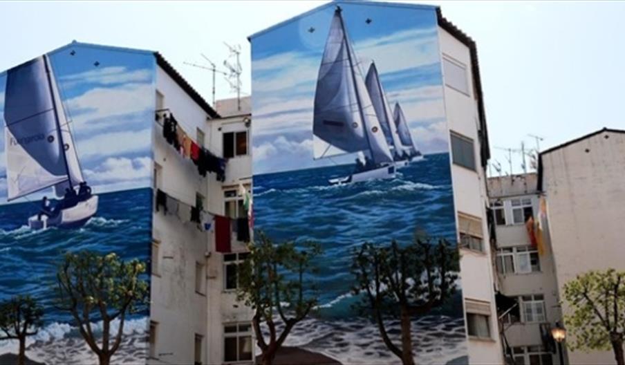 Mural Mar de regatas (José Fernández Ríos)