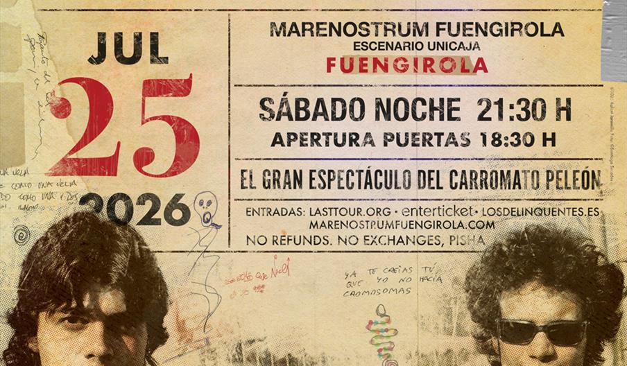 Los Delinqüentes - Marenostrum Fuengirola 2026
