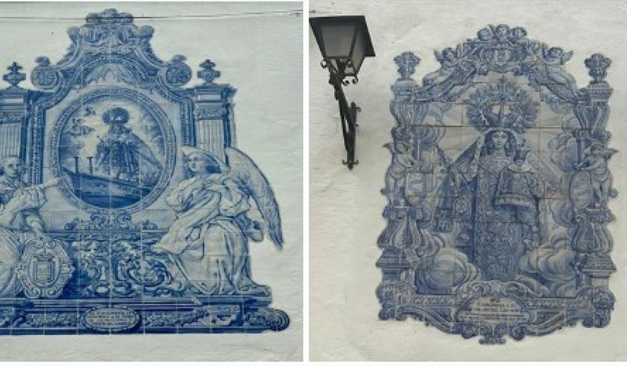 Mural Cerámico La Virgen del Carmen y su pueblo (Jesús Alcarazo Velasco)
