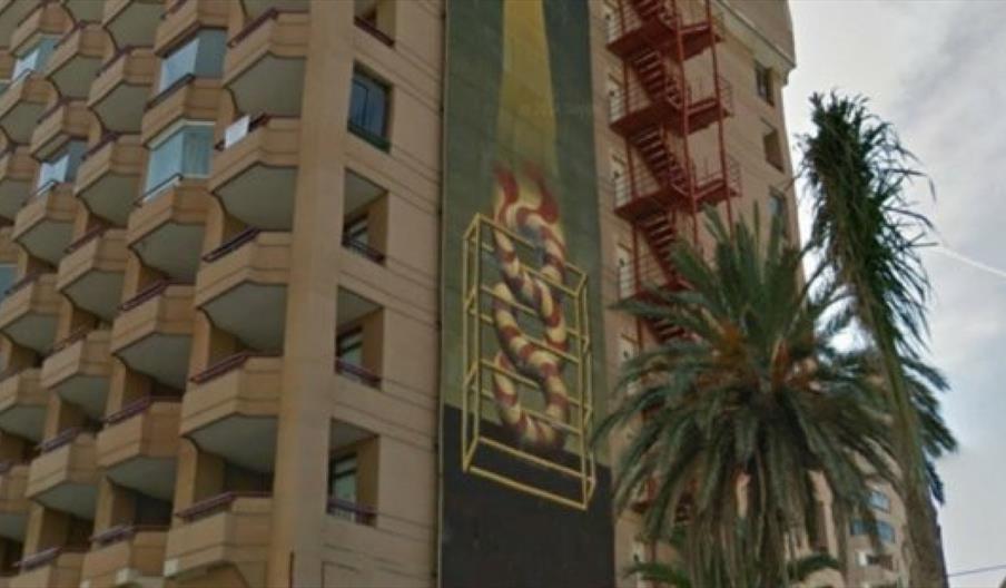 Mural Liberación, Homenaje a Julio Cortázar